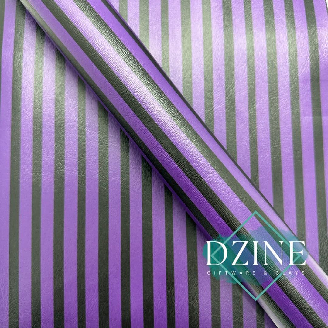 Purple & Black Stripes