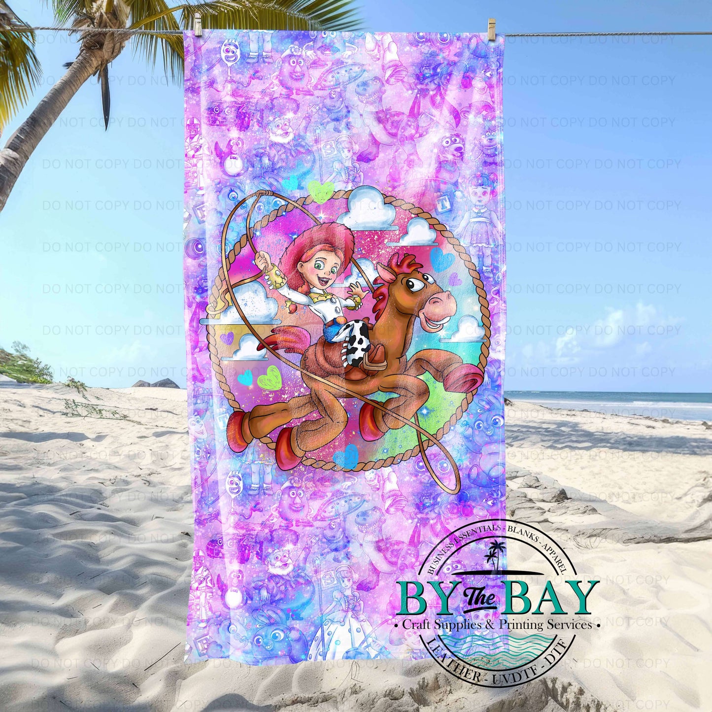 Cowgirl Beach Towel