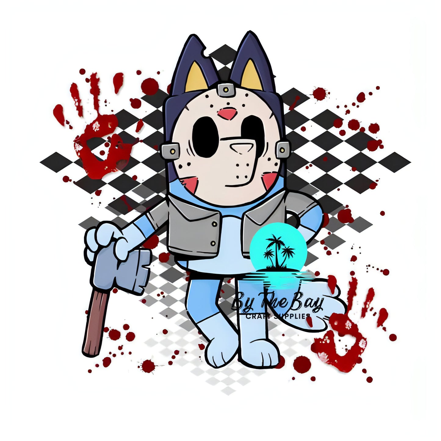 Jason Blue Dog gang Halloween UVDTF