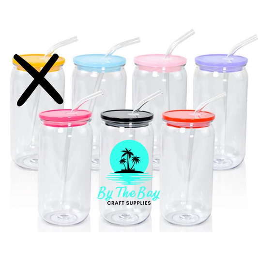 Plastic BPA FREE - Clear with Coloured Lid Libby's