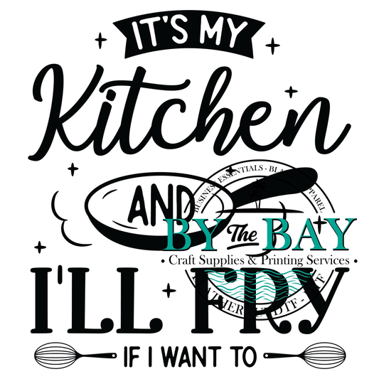 It's my kitchen Large Kitchen UV Print