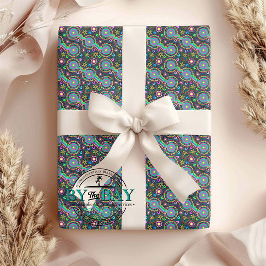 Lifelines (by Huckleberry Digital) Wrapping Paper