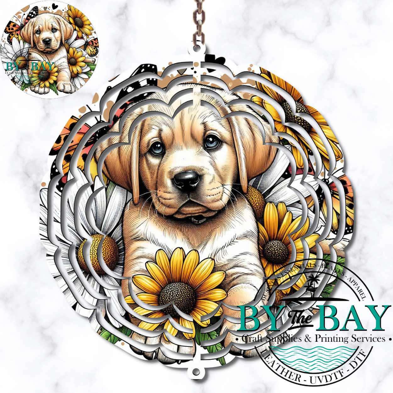 Labrador Wind Spinner Sublimation Print