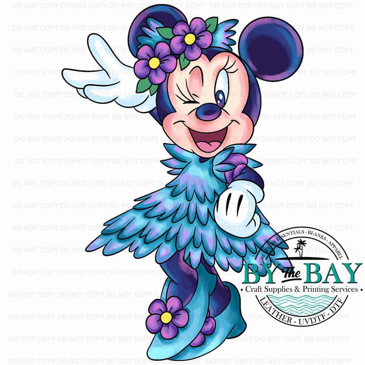 Miss Mouse all in blue