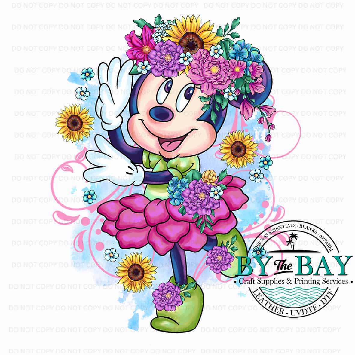 Miss Mouse flower skirt