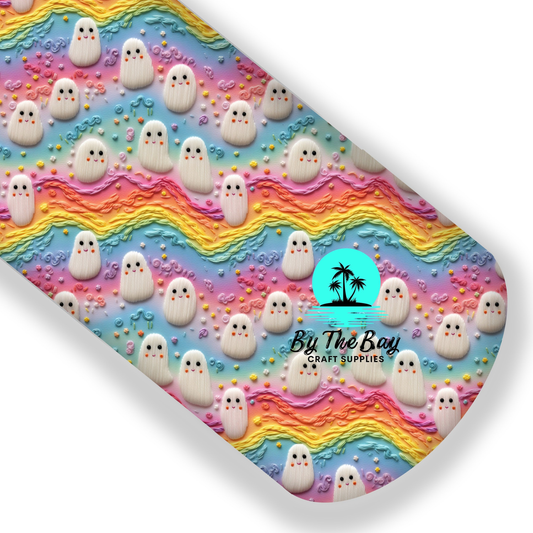 Pastel Rainbow Ghosts