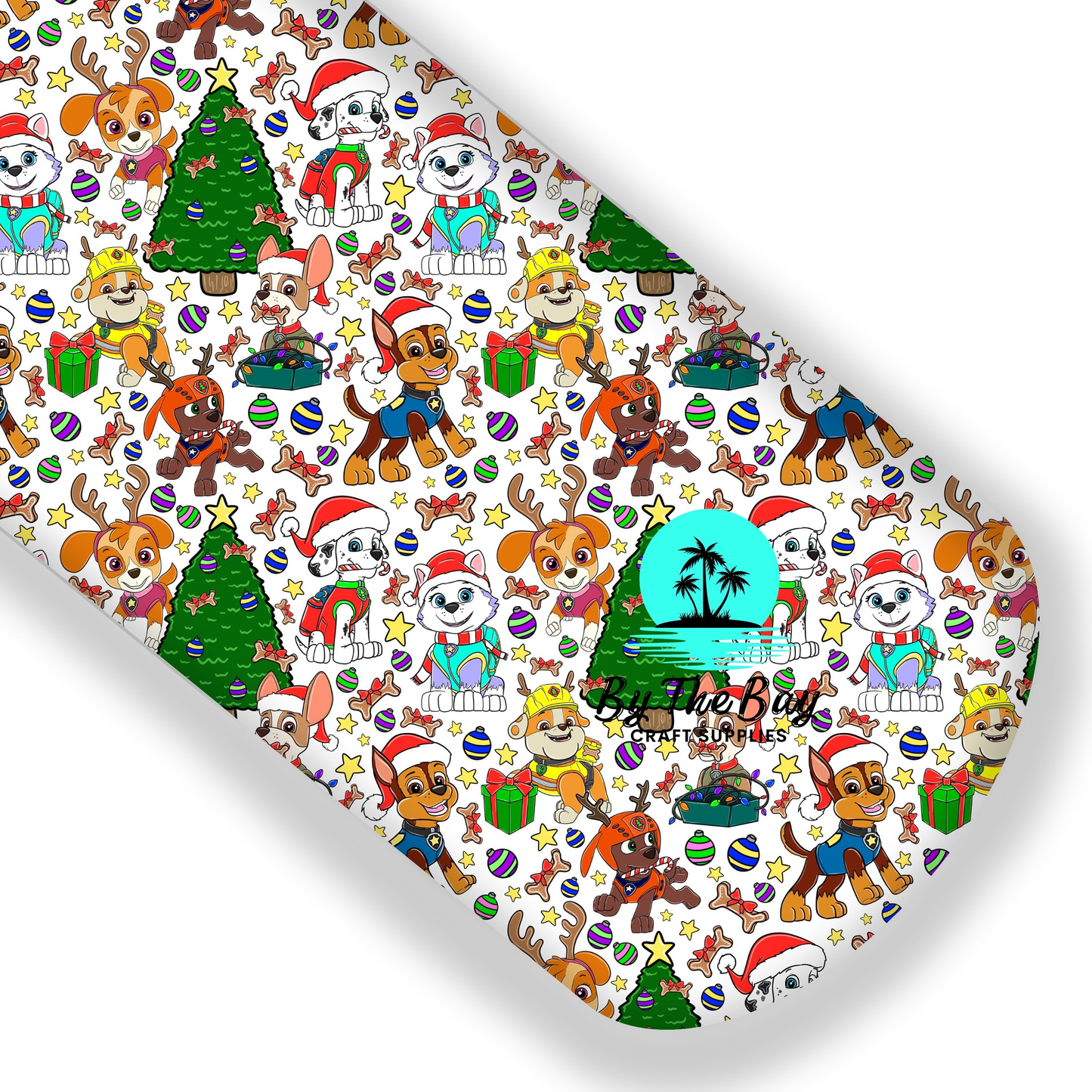 Paws Christmas mash white bg