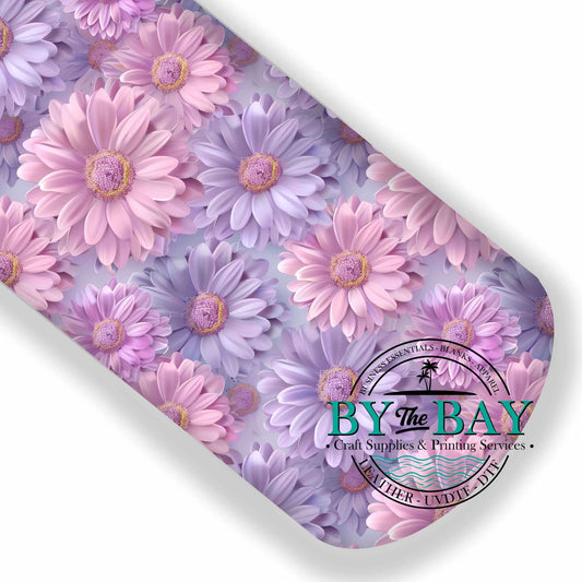 Pink & Purple Daises 3D