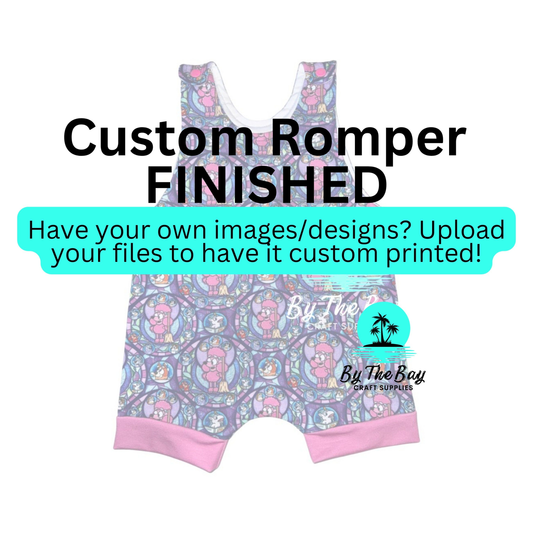 CUSTOM - Short leg Romper - FINISHED (PRE ORDER 1 week)