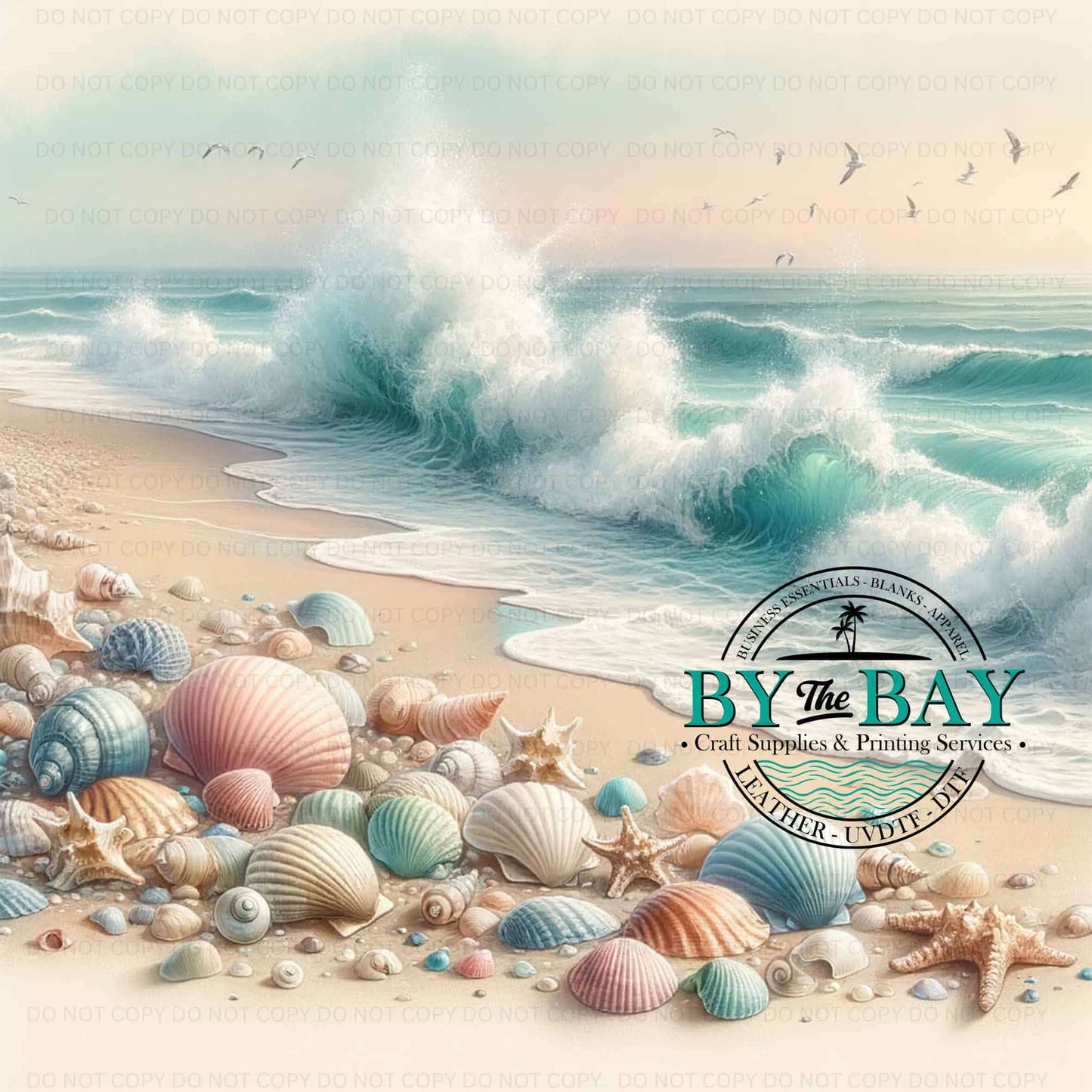 Seashell beach panel (Various Sizes)