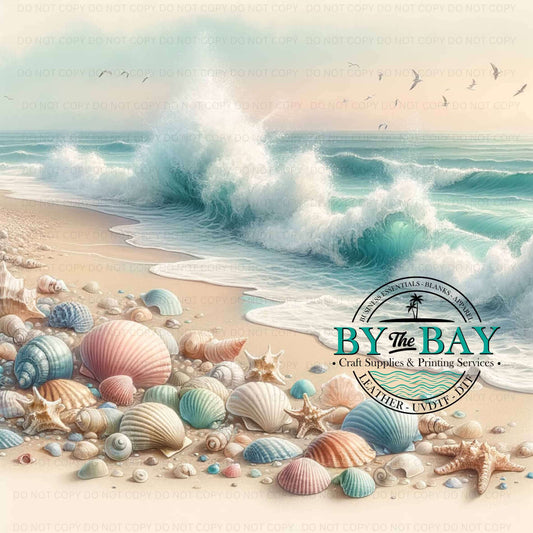 Seashell beach panel (Various Sizes)