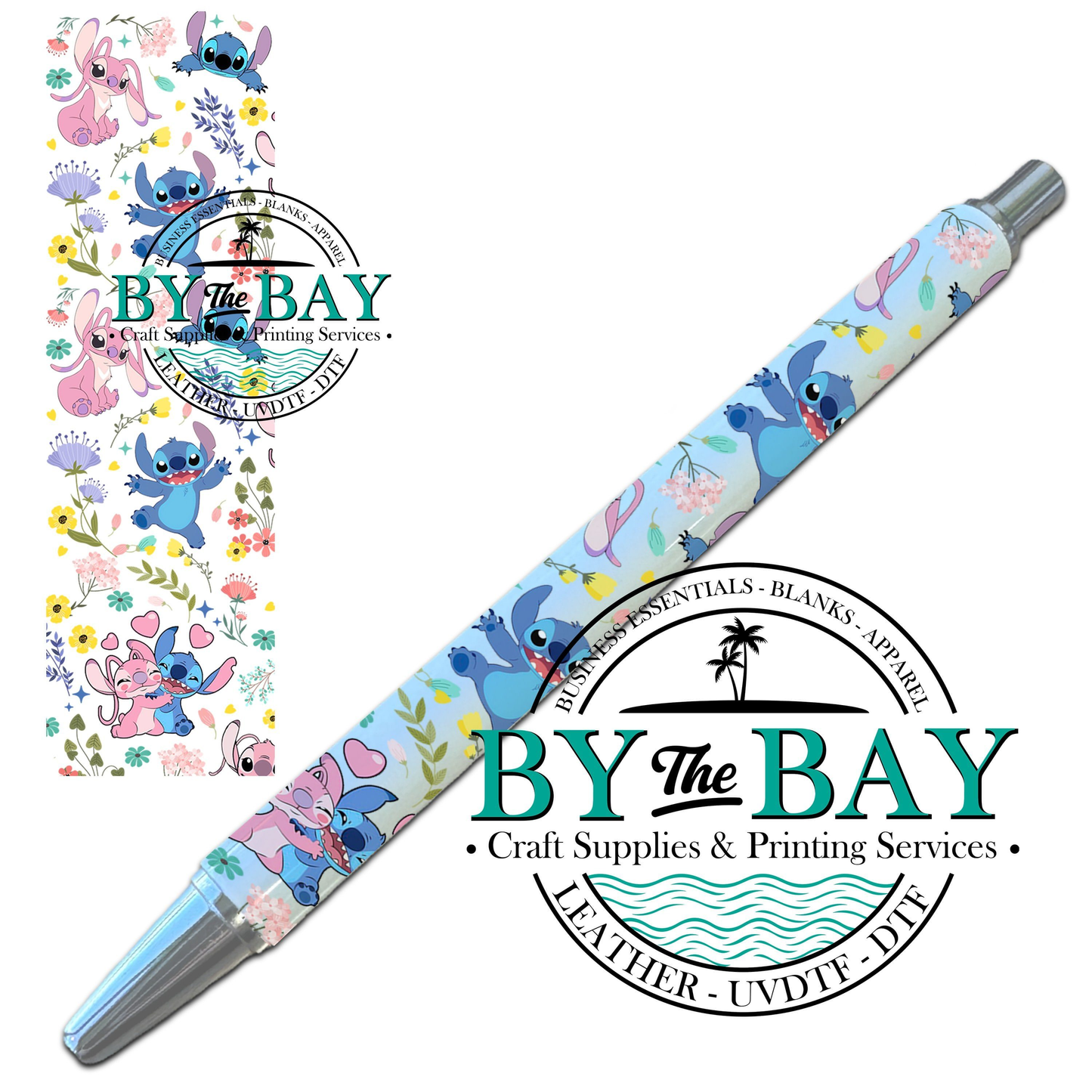 Spring Blue guy UVDTF Pen Wrap