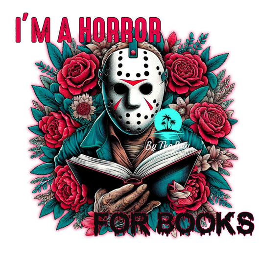 Horror for books UV Decal