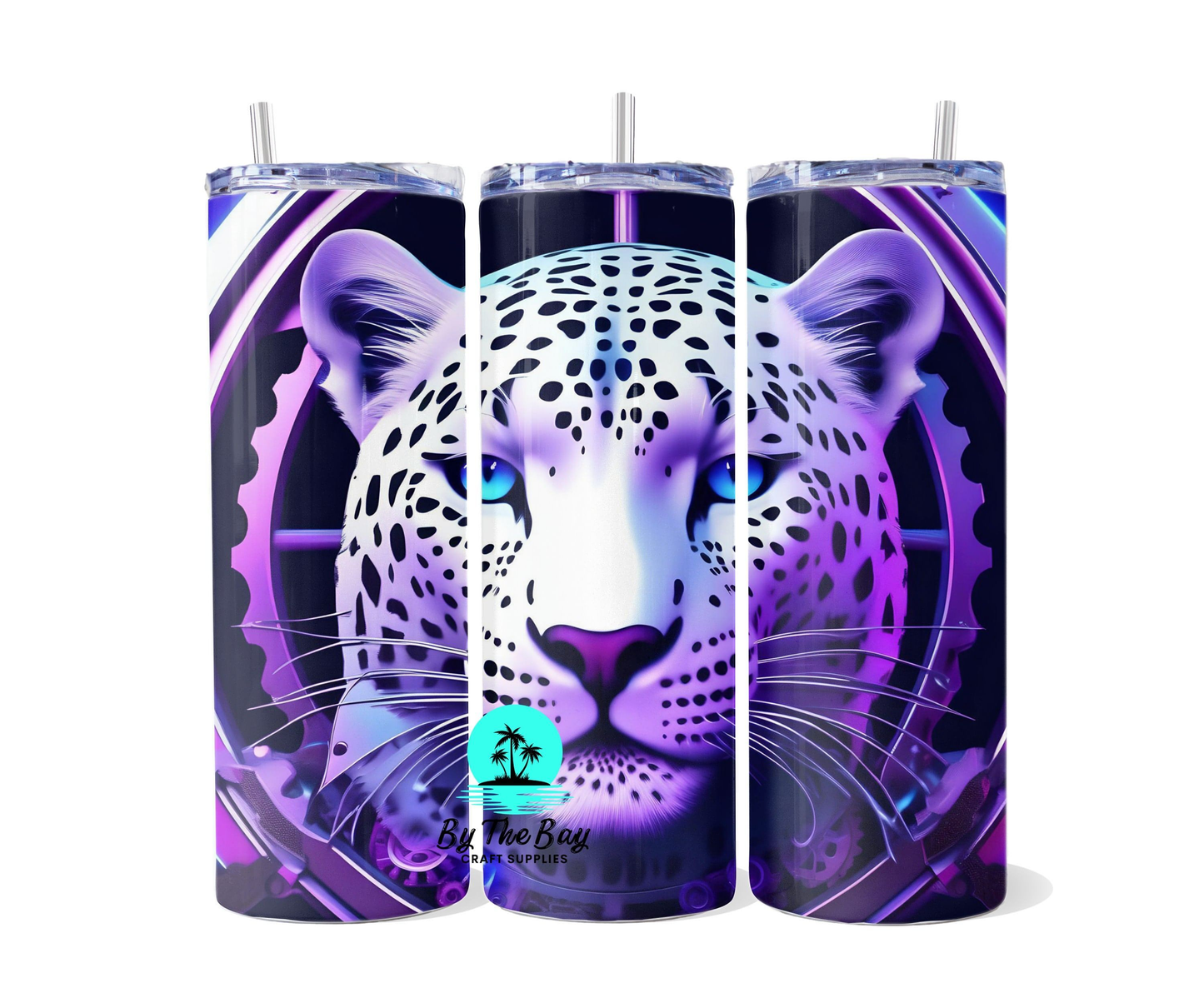 Neon punk white leopard 20oz SUB Print