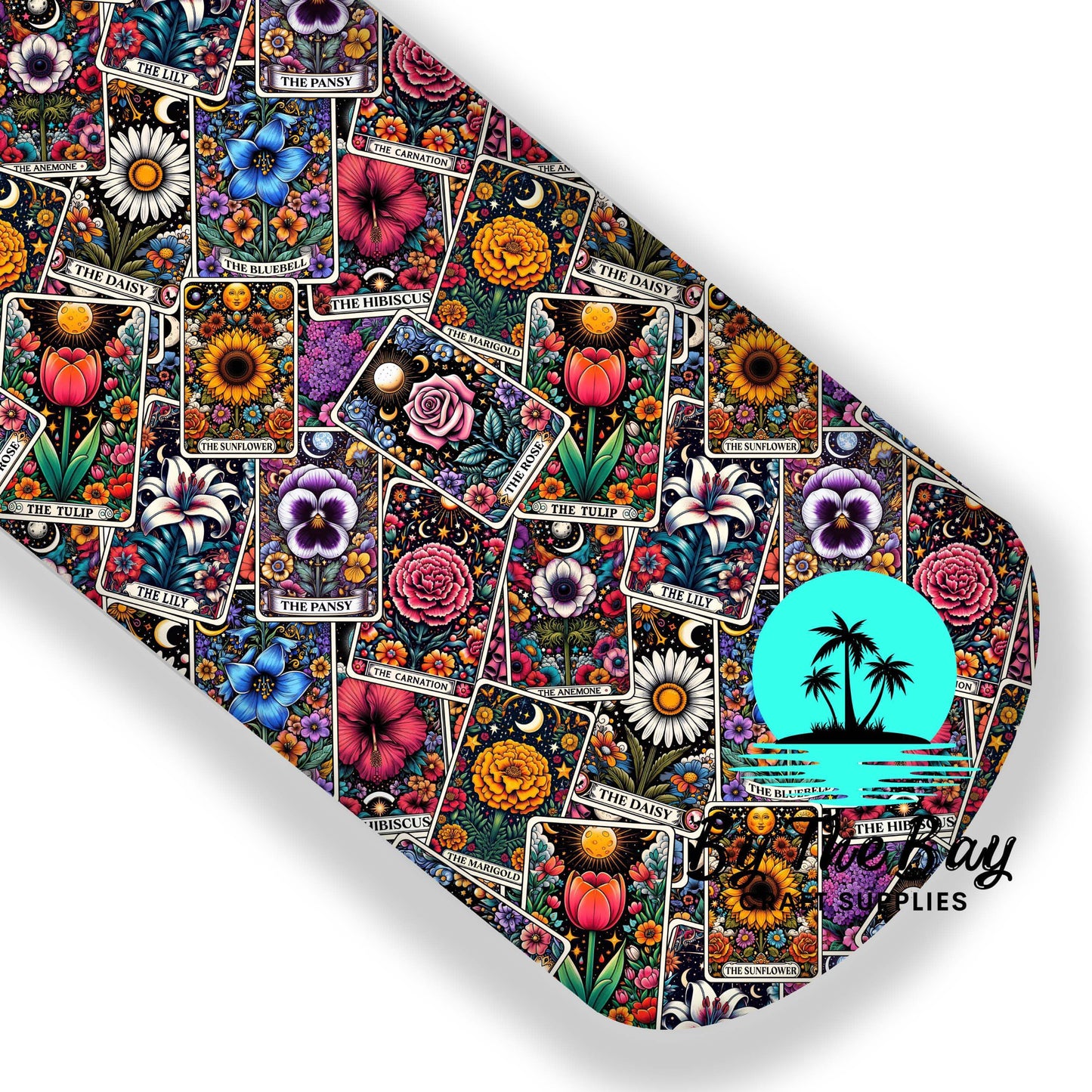 Tarot Flowers Faux Leatherette