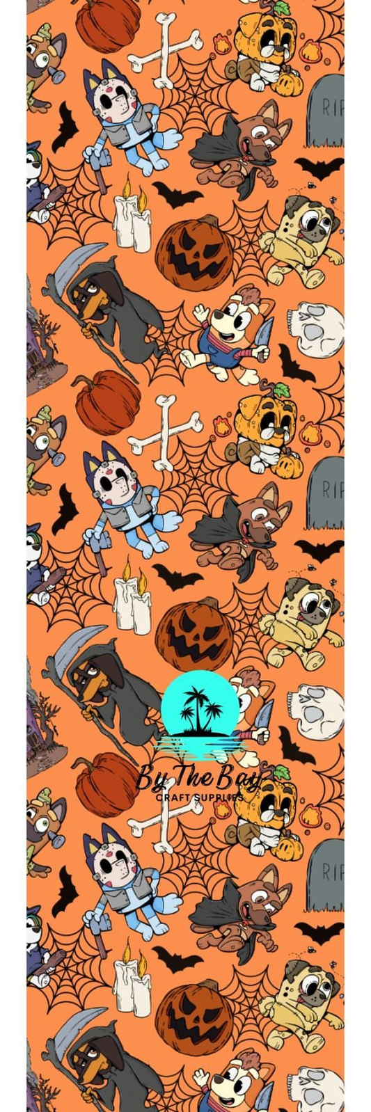 Blue Dog gang halloween bookmark 2