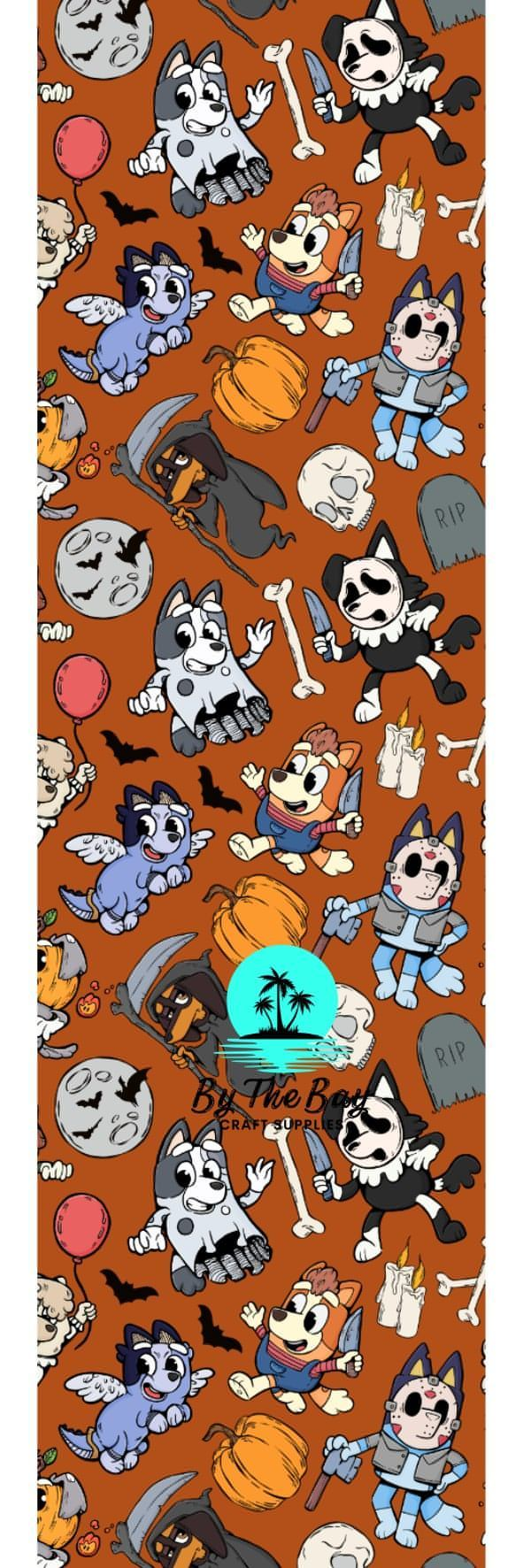 Blue Dog gang halloween bookmark 1