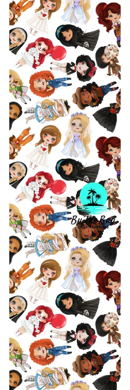 Halloween Princess Bookmark Decal