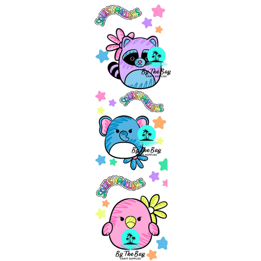 Squishy mixed 3 Bookmark Decal