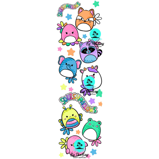 Squishy star mixed Bookmark Decal
