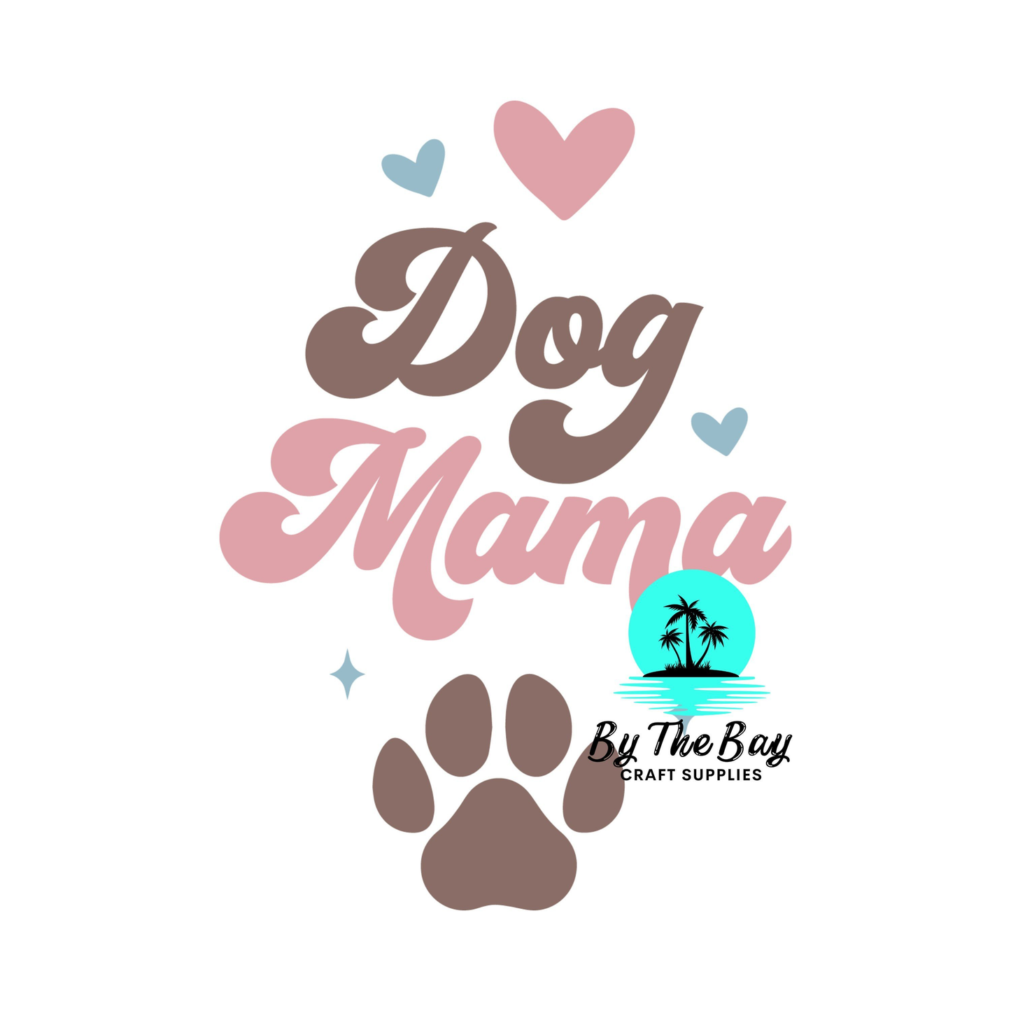 Dog Mama (Hearts) - Keyring UV Print