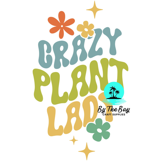 Crazy Plant Lady - Keyring UV Print