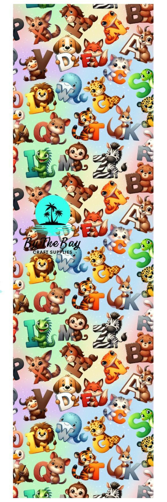 Animal Alphabet Bookmark Decal