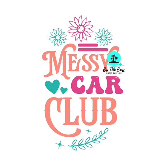 Messy Car Club - Keyring UV Print