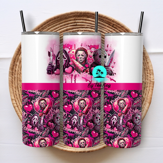 Horror Friends Pink 20oz SUB Print