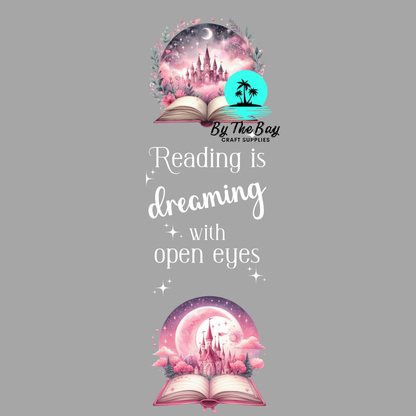 Pink Dreaming Bookmark Decal