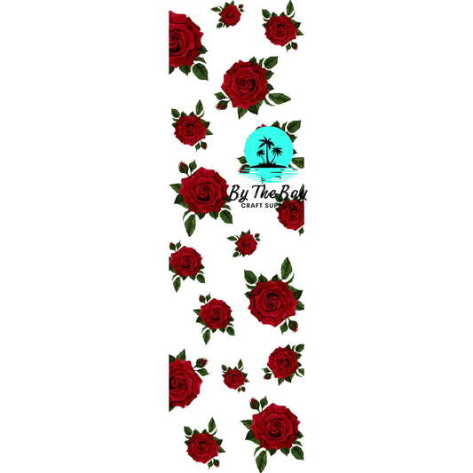 Red Roses Bookmark Decal