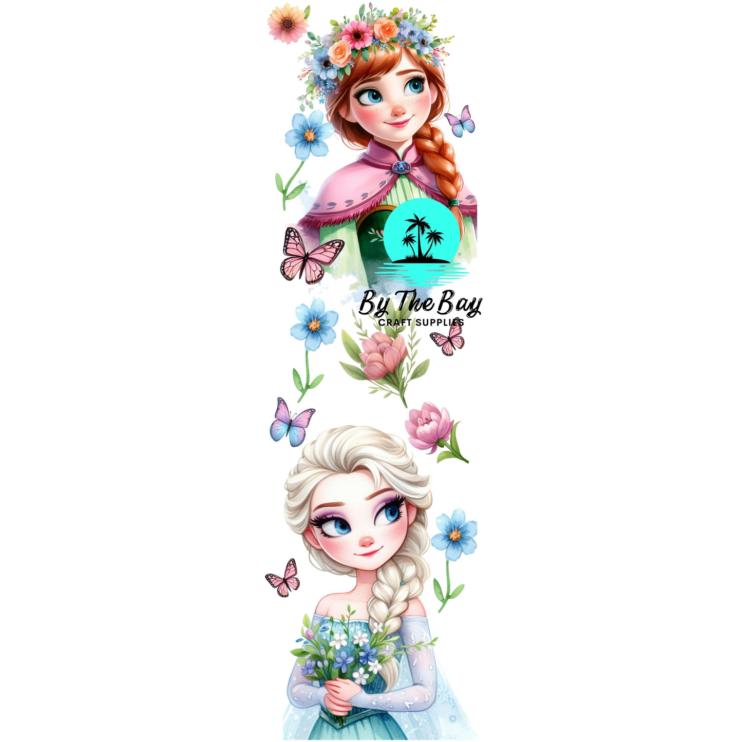 Snow Sister 1 Bookmark Decal