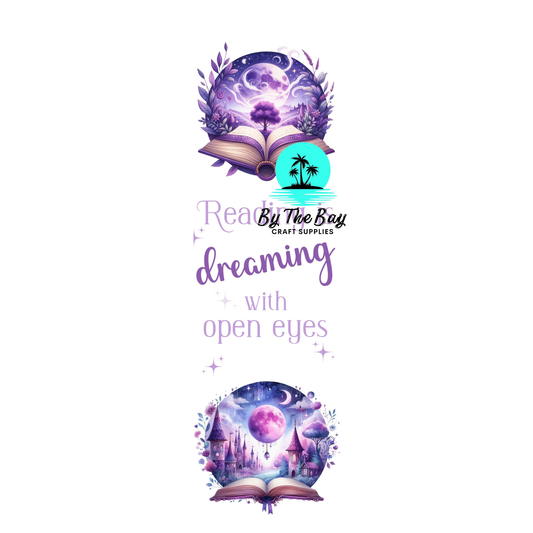 Purple Dreaming Bookmark Decal