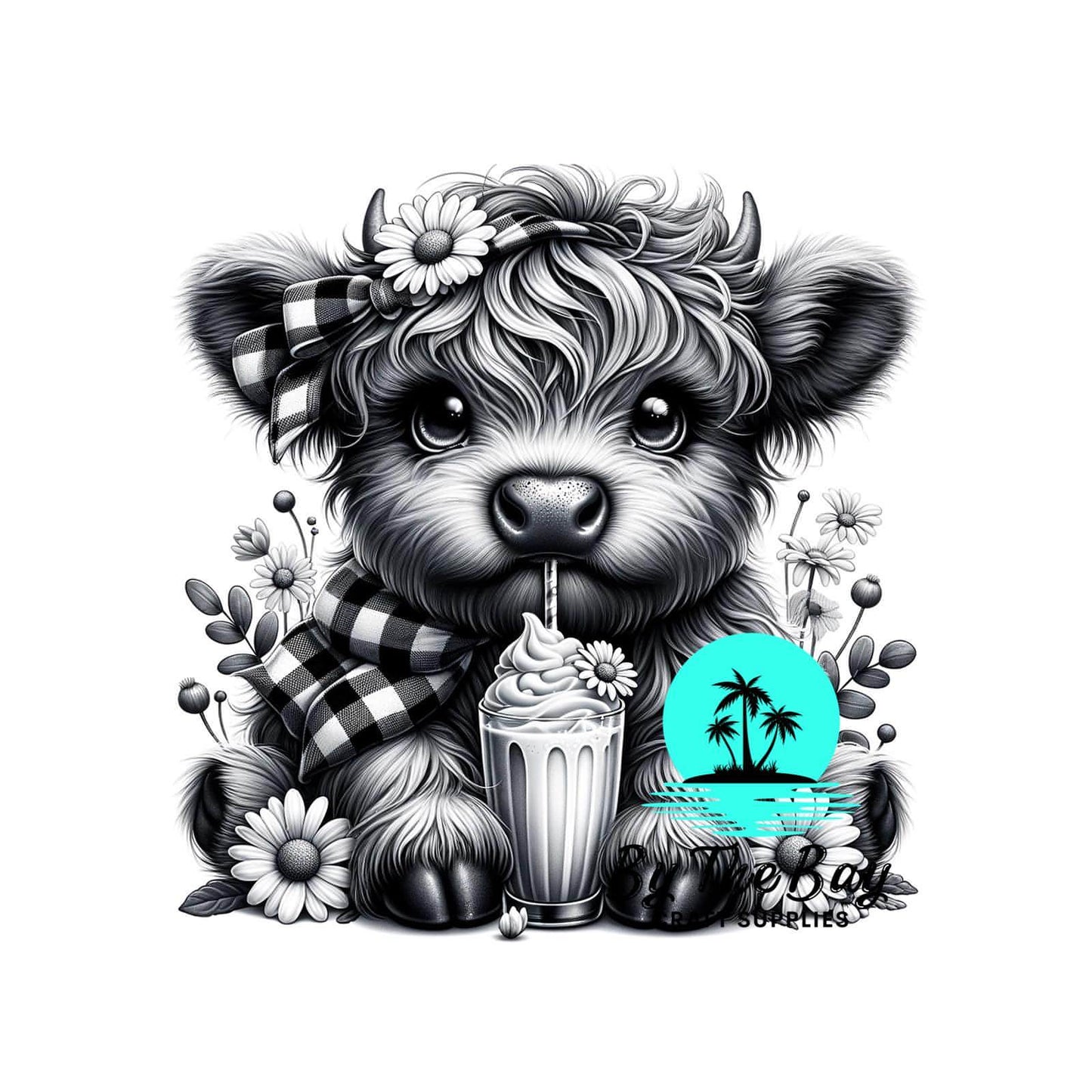 Milkshake highland cow - A4