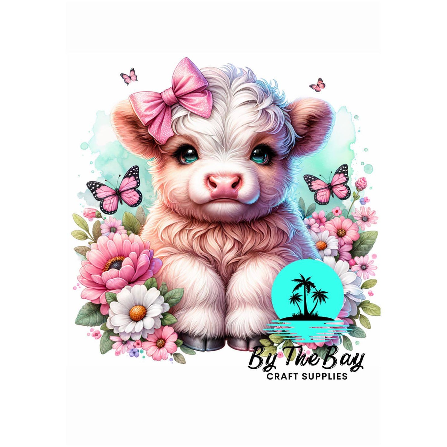 Light Pink Highland cow - A4