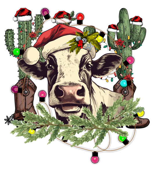 Christmas cow