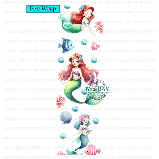 Princess  Mermaid Pen Wrap