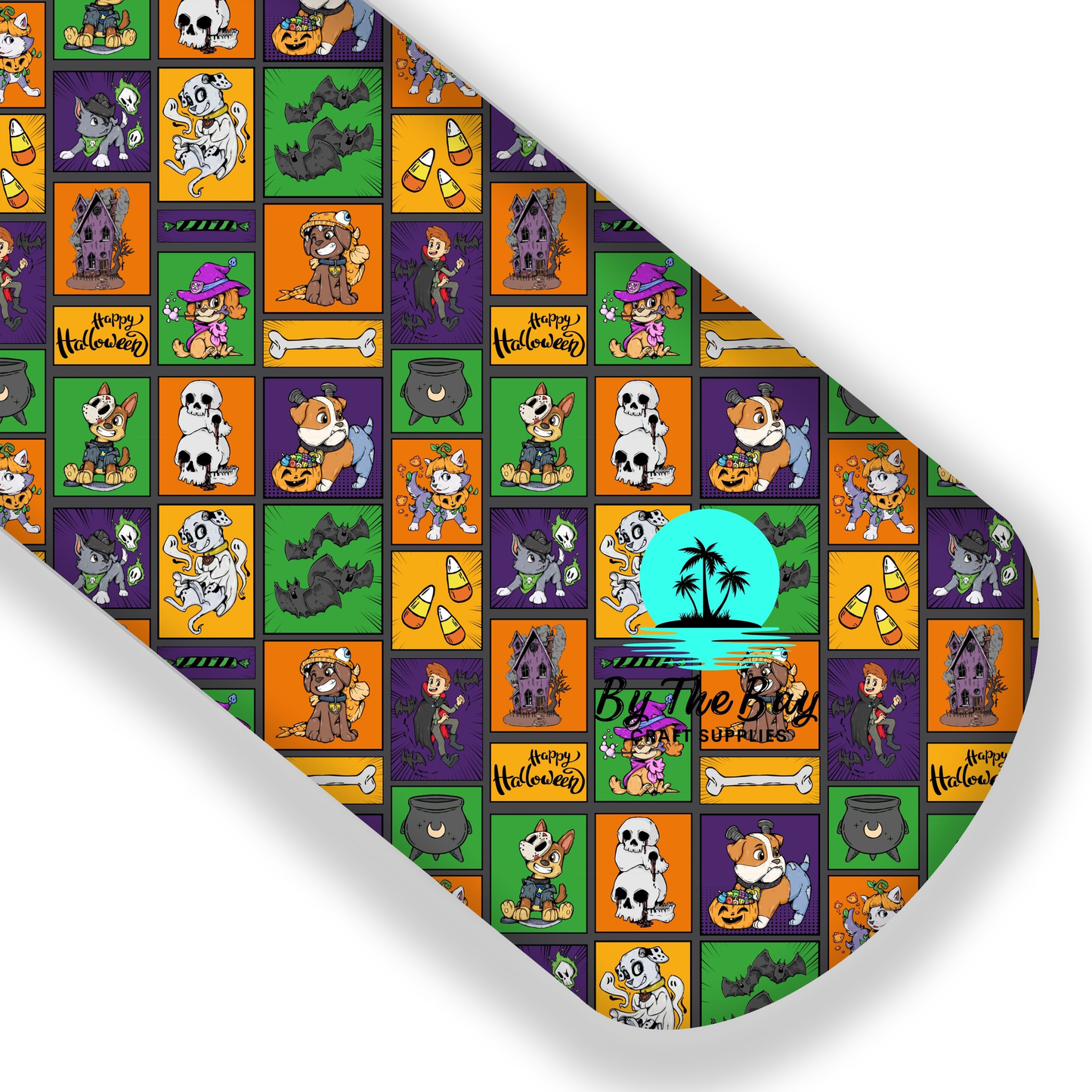 Tiled Paw Halloween