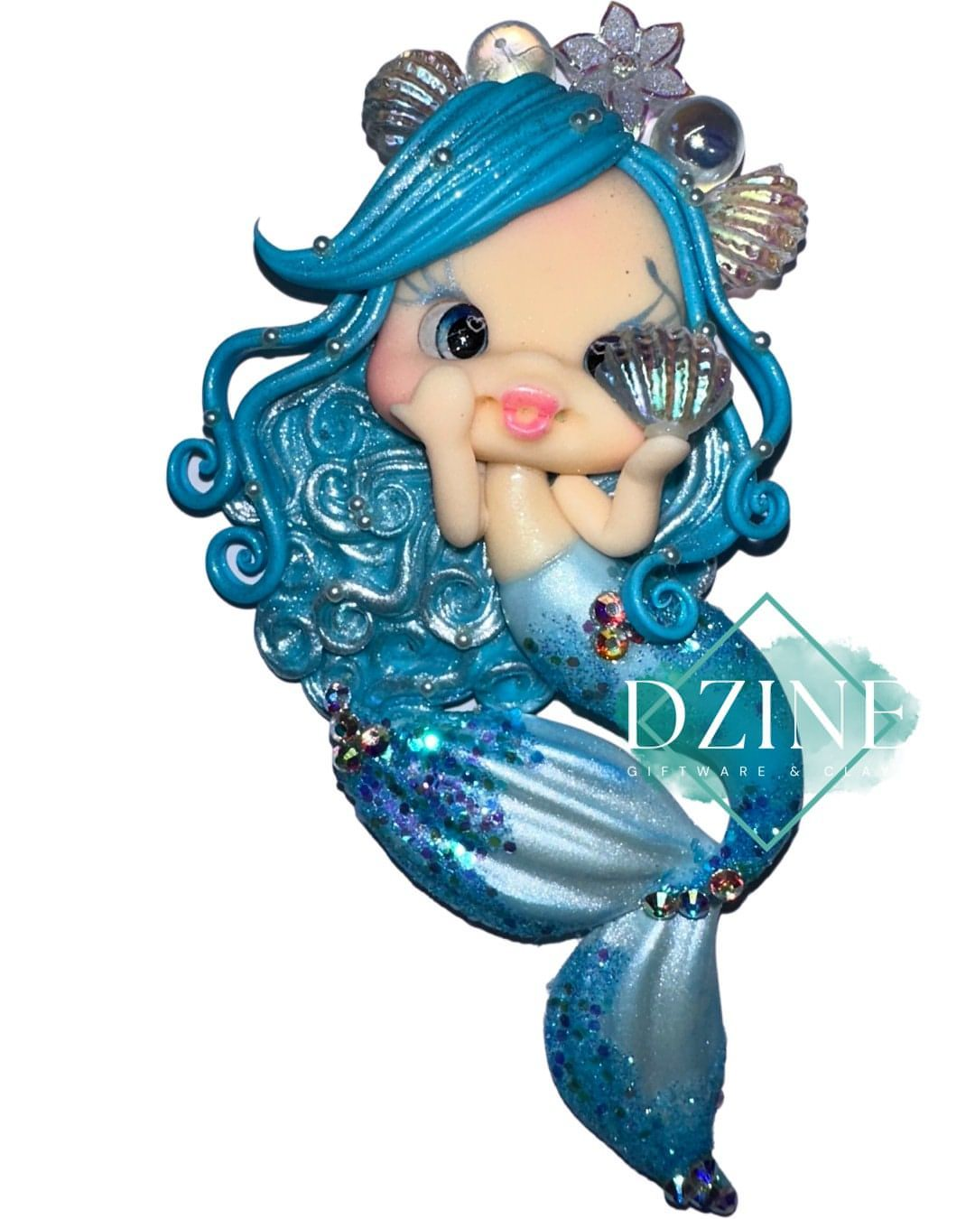 Blue Shell Mermaid