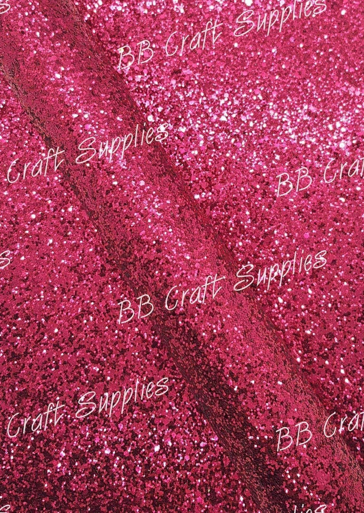 Chunky Glitter -  Berry - berry, Chunky, Faux, Faux Leather, glitter, leather, leatherette - Bare Butler Faux Leather Supplies 