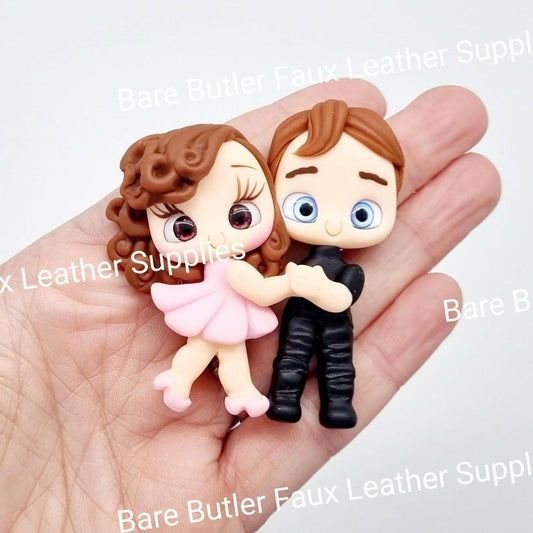 Dancers Set - Baby, Clay, Clays, dirty dancing, girl, Johnny - Bare Butler Faux Leather Supplies 