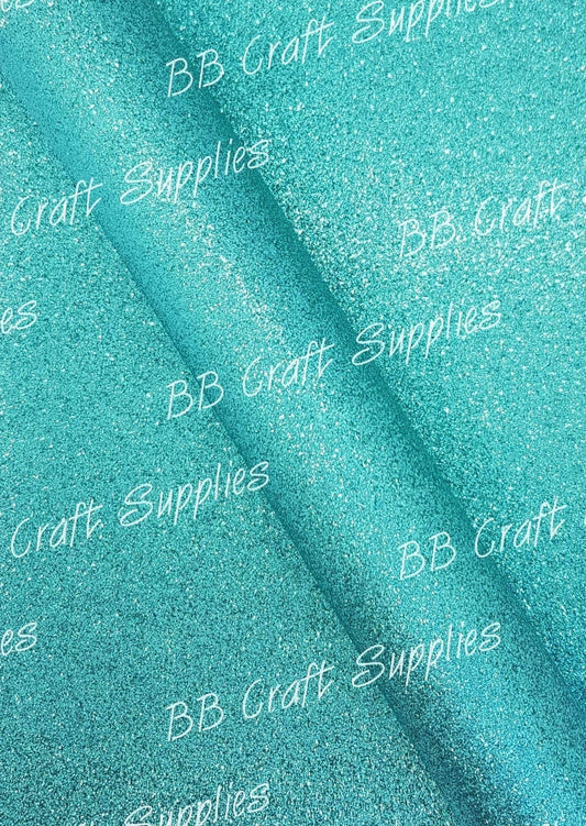 Glitter - Fern - Faux, Faux Leather, Fern, fine, Glitter, green, leather, leatherette, super - Bare Butler Faux Leather Supplies 