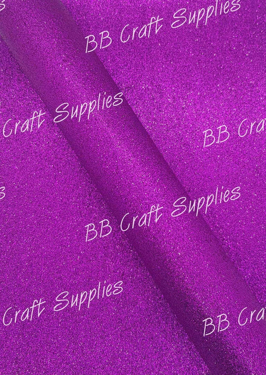 Glitter - Grape - Faux, Faux Leather, Fine, Glitter, Grape, leather, leatherette, Super - Bare Butler Faux Leather Supplies 