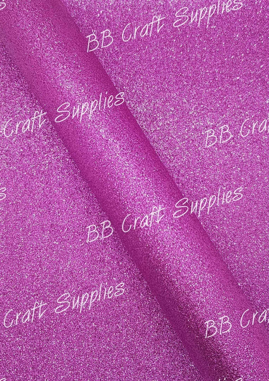 Glitter - Magenta - Faux, Faux Leather, Glitter, leather, leatherette, Magenta, Purple - Bare Butler Faux Leather Supplies 