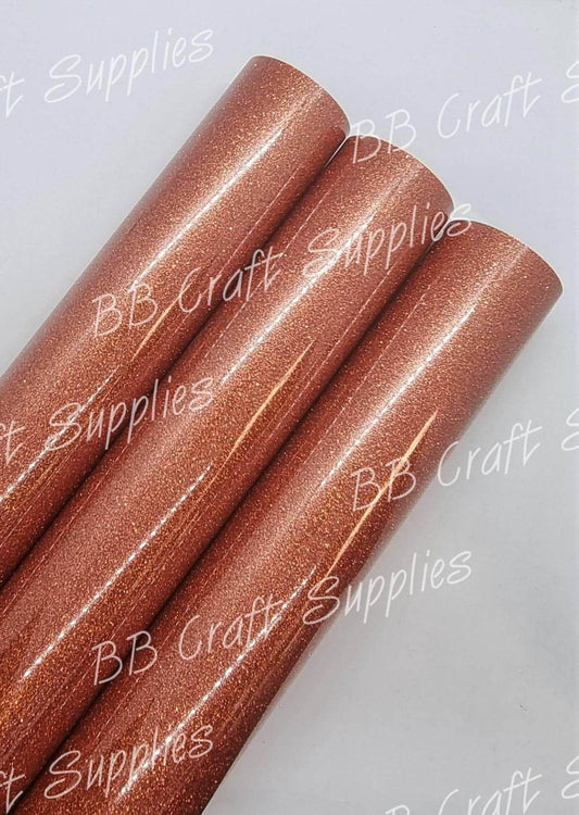 Heat Transfer Vinyl  -  Sandy Glitter Orange - glitter, HTV, iron on vinyl, Orange, Sand glitter - Bare Butler Faux Leather Supplies 