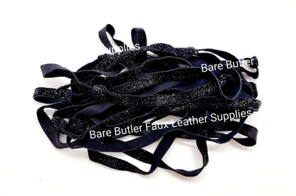 Interchangeable Glitter Headbands - Glitter, headbands - Bare Butler Faux Leather Supplies 