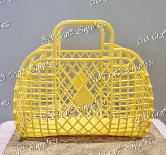 Jelly Bag Yellow - Bag - Bare Butler Faux Leather Supplies 