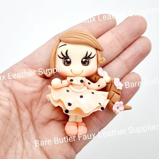 Lucy - character, Clay, Clays, girl, lucy - Bare Butler Faux Leather Supplies 