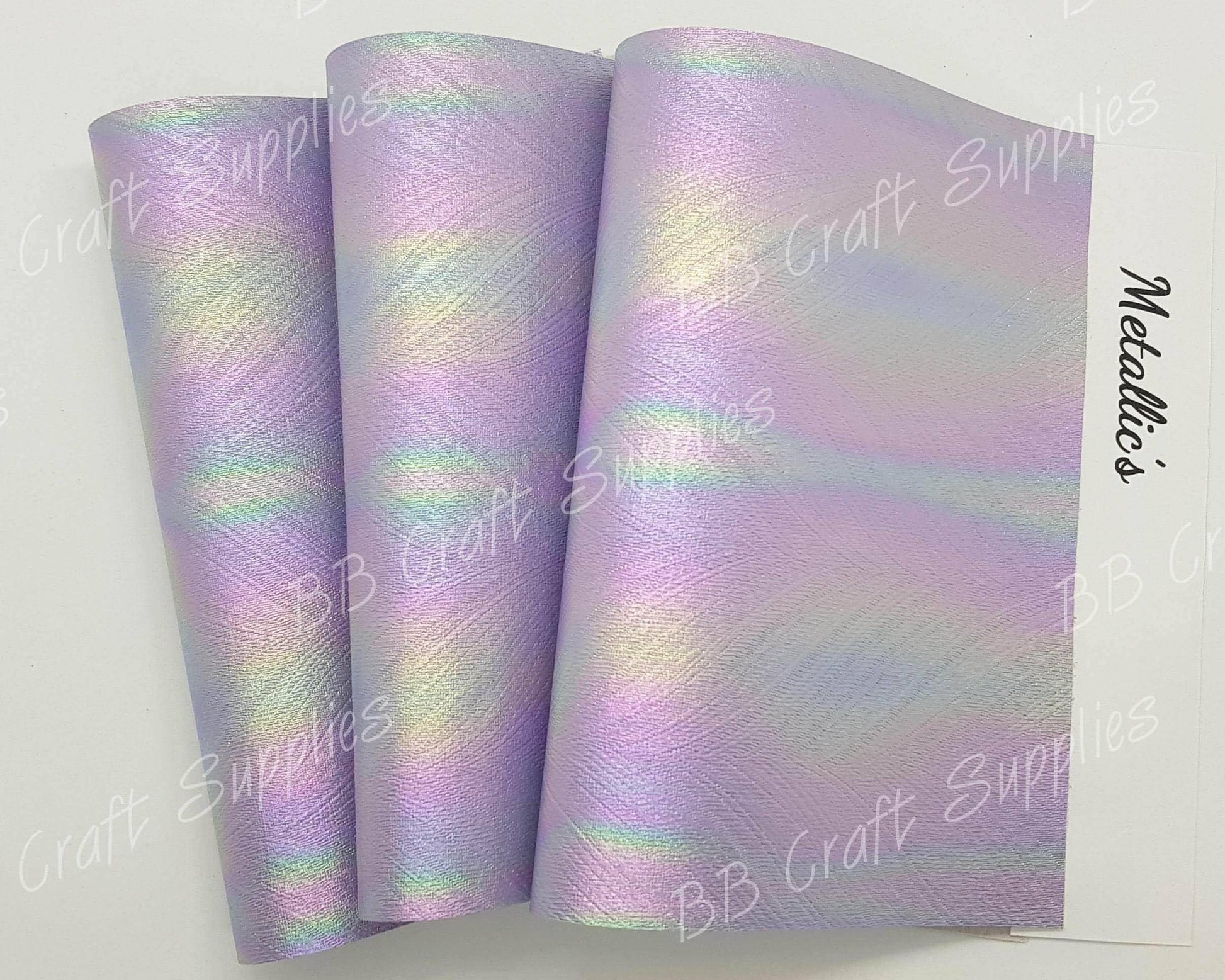 Purple Rainbow Peacock Feather texture - Embossed, Faux, Faux Leather, feather, Leather, leatherette, peacock, rainbow - Bare Butler Faux Leather Supplies 